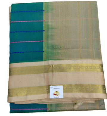 Pure silk cotton -Korvai 10yards madisar