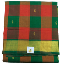 Load image into Gallery viewer, Pure silk cotton- pazhum pazhamum kattam with butta, 10yards (madisar)