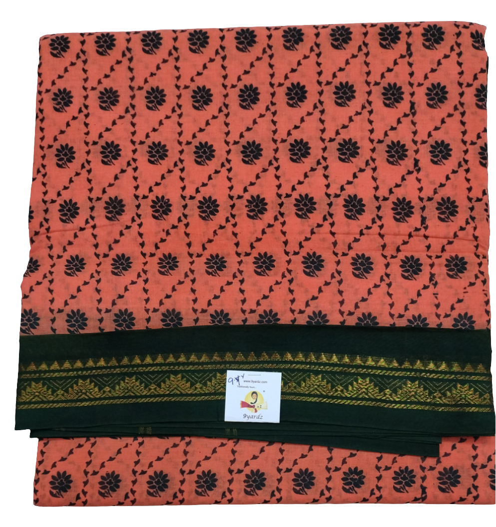 Sungudi cotton 9.5 yards madisar