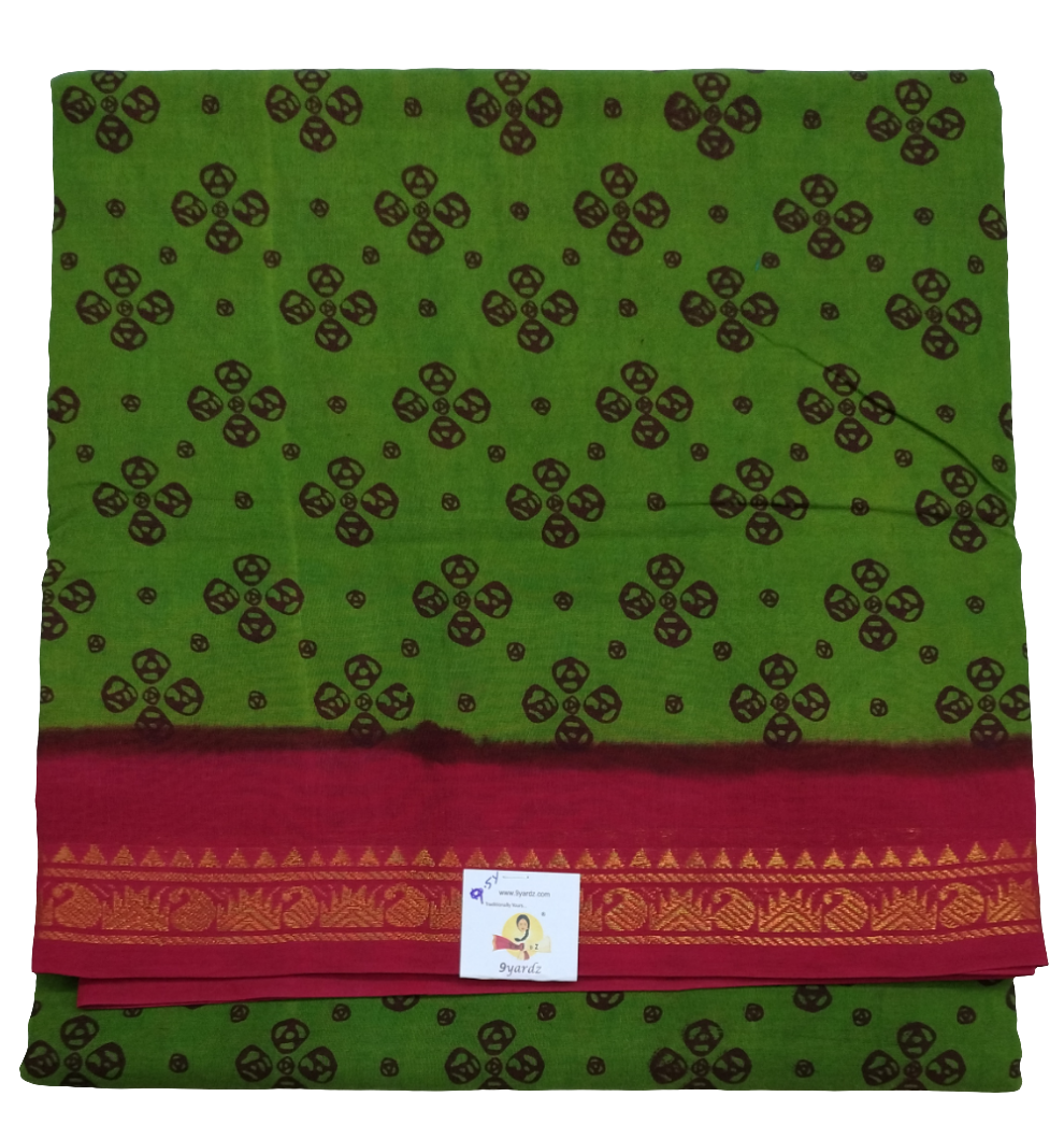 Sungudi cotton 9.5 yards madisar