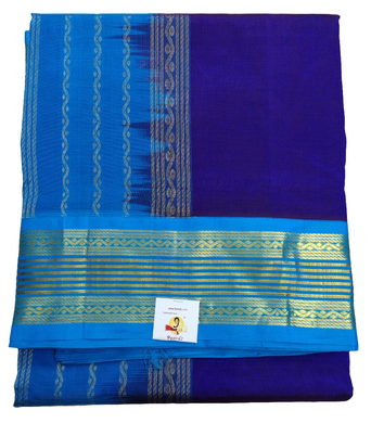 Pure silk cotton -Korvai 10yards madisar