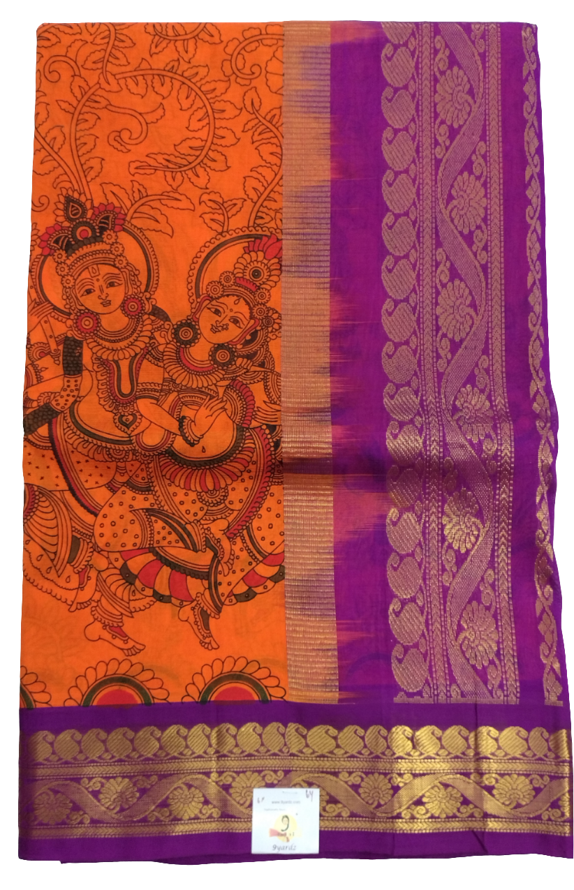 Korvai Printed 6 yards