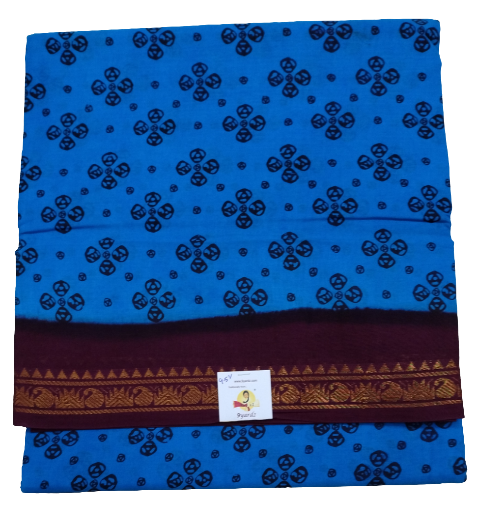 Sungudi cotton 9.5 yards madisar