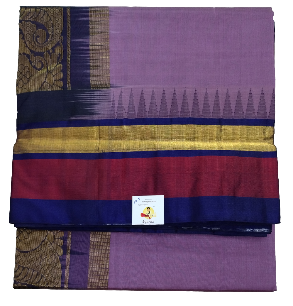 Pure silk cotton -Korvai 10yards madisar