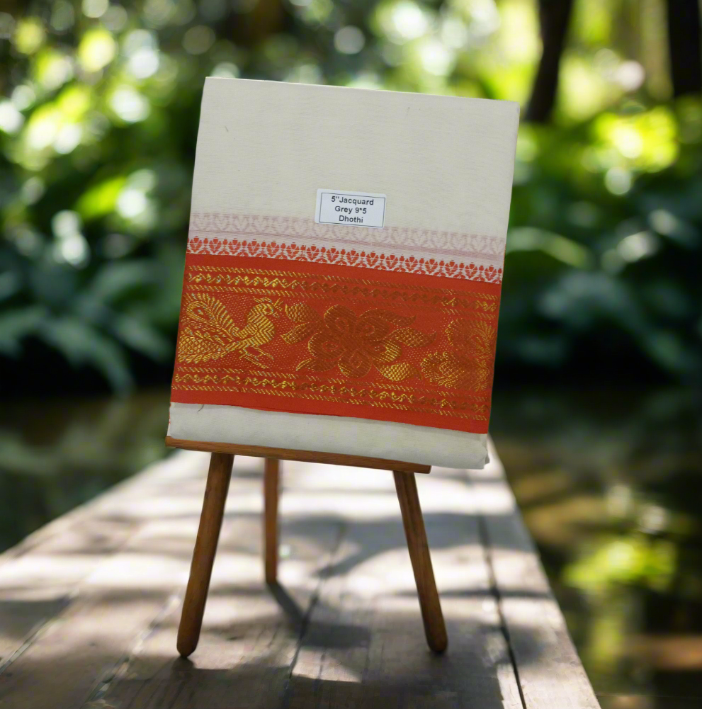 Cotton Dhothi Jacquard 9*5