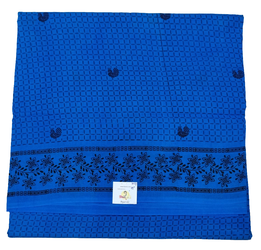 Sungudi cotton 10.5yards 49"