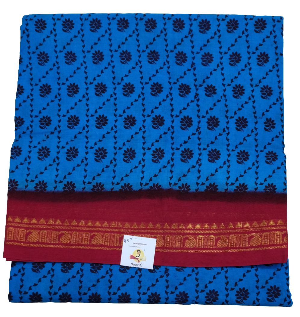 Sungudi cotton 9.5 yards madisar