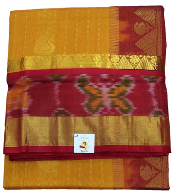 Korvai Silk Cotton Pochampalli 10yardz