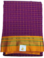 Load image into Gallery viewer, Ikkal embossed sarees madisar 10yardz