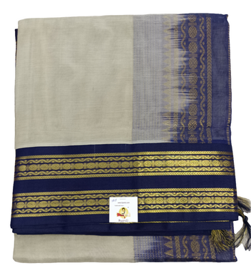 Pure silk cotton Korvai 12yardz