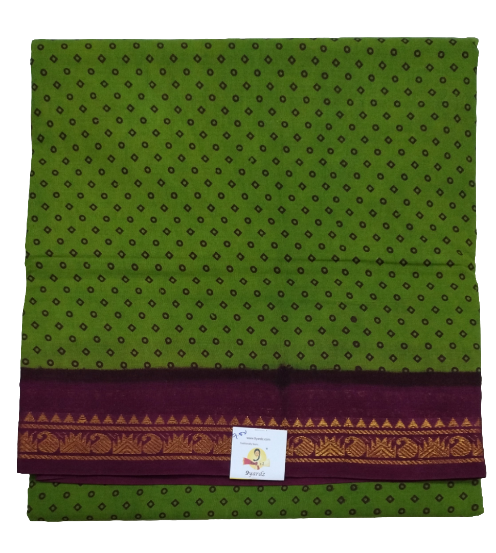 Sungudi cotton 9.5 yards madisar