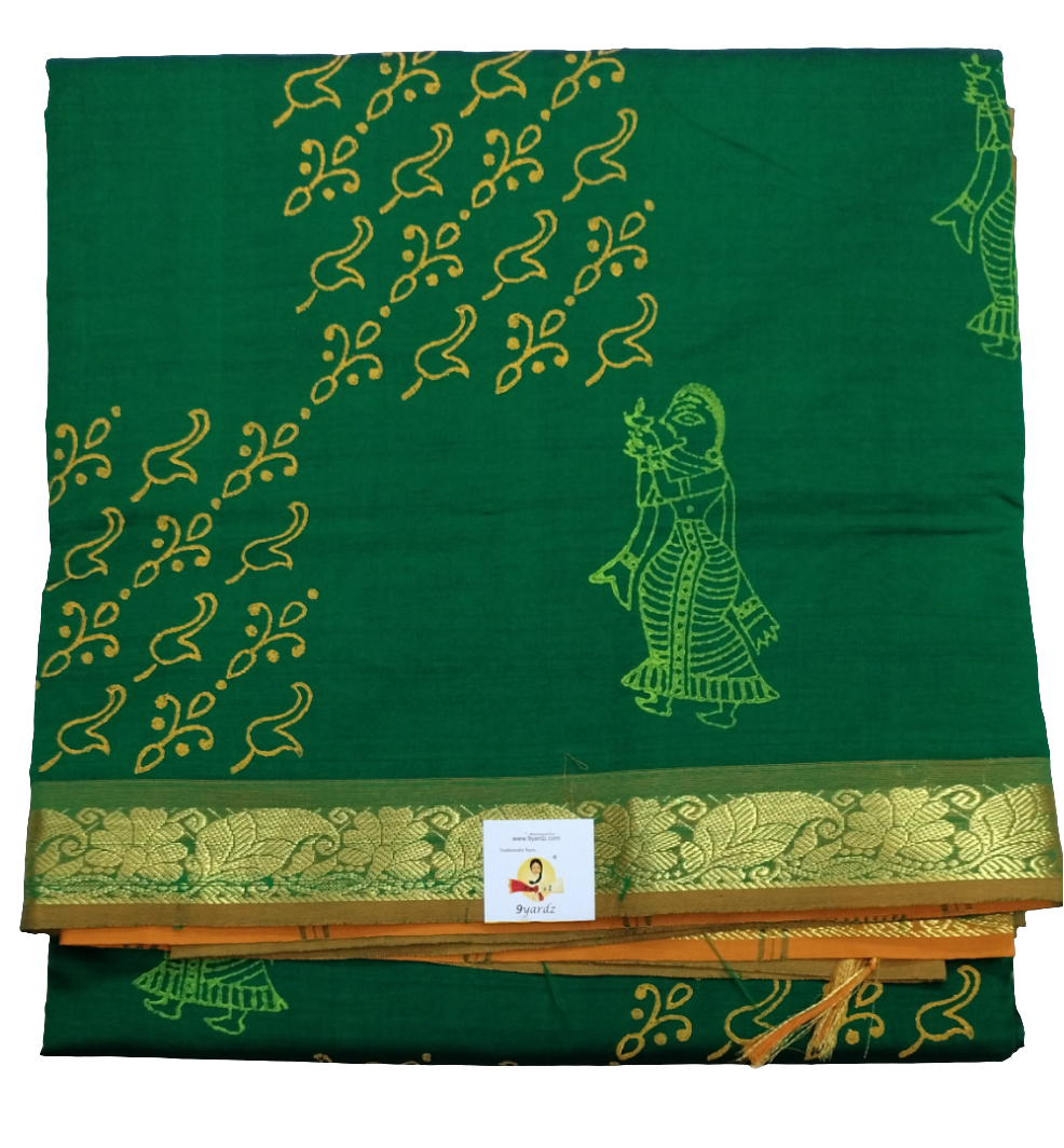 Semi Silk cotton printed Madisar