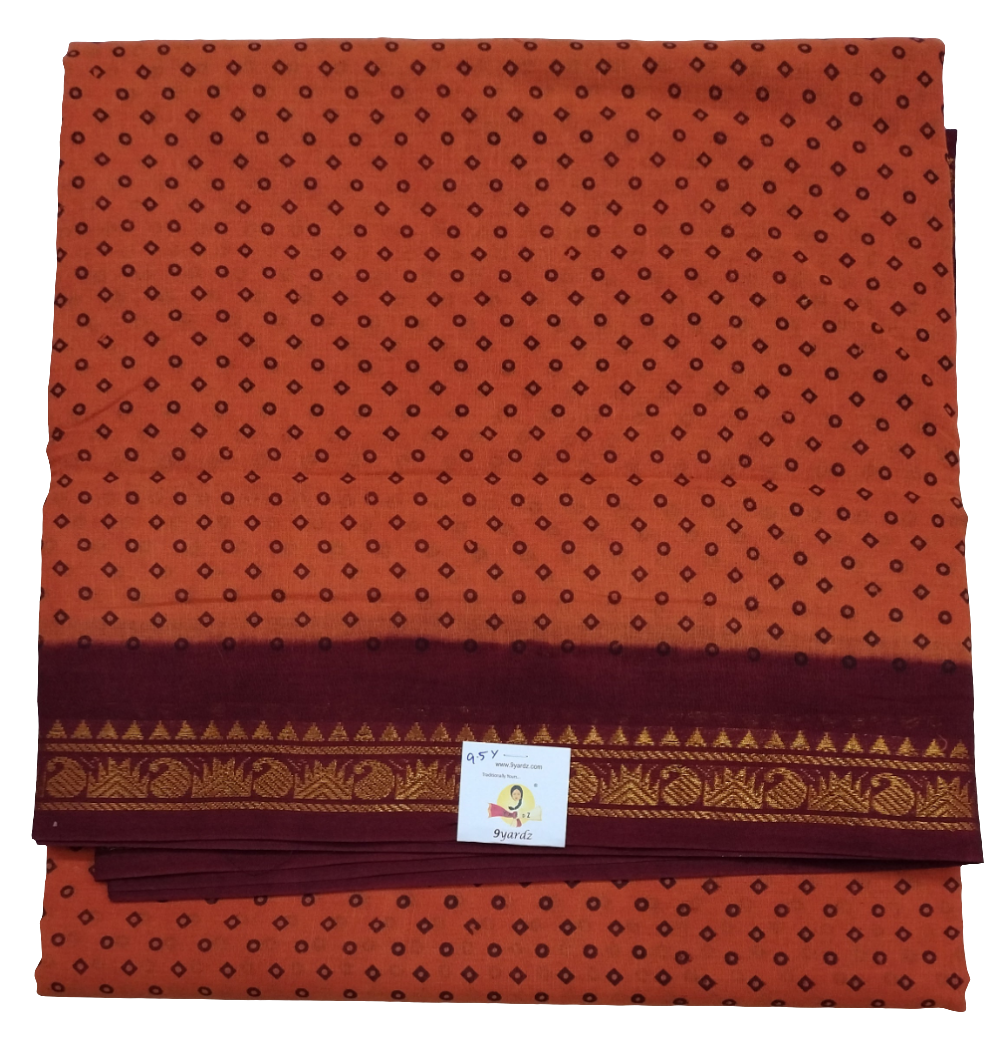 Sungudi cotton 9.5 yards madisar