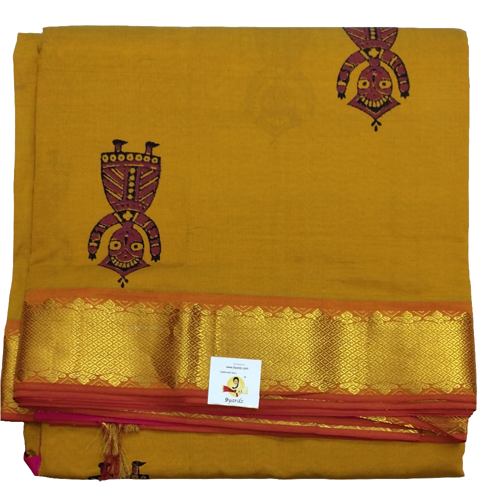 Semi Silk cotton printed Madisar