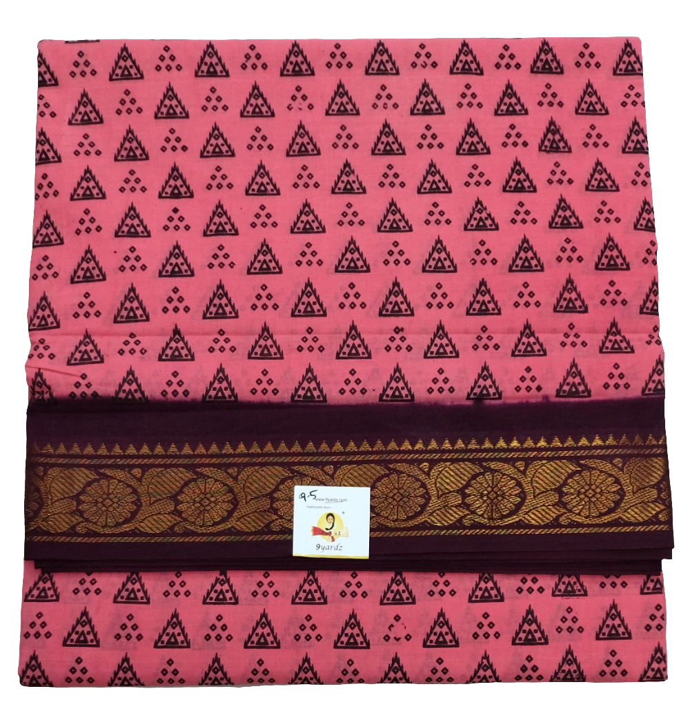 Sungudi cotton 9.5 yards madisar