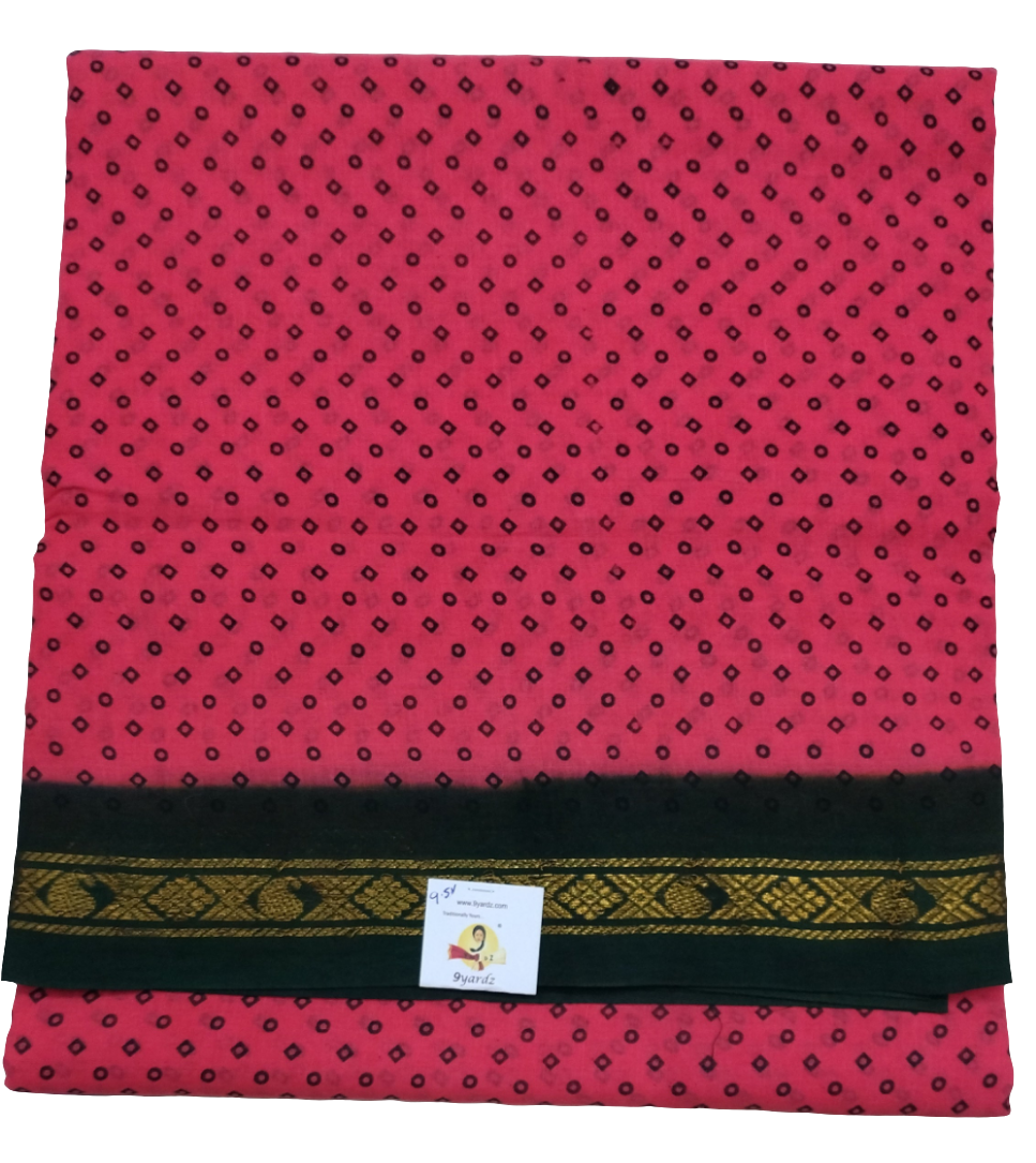 Sungudi cotton 9.5 yards madisar