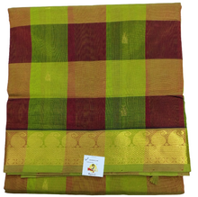 Load image into Gallery viewer, Pure silk cotton- pazhum pazhamum kattam with butta, 10yards (madisar)