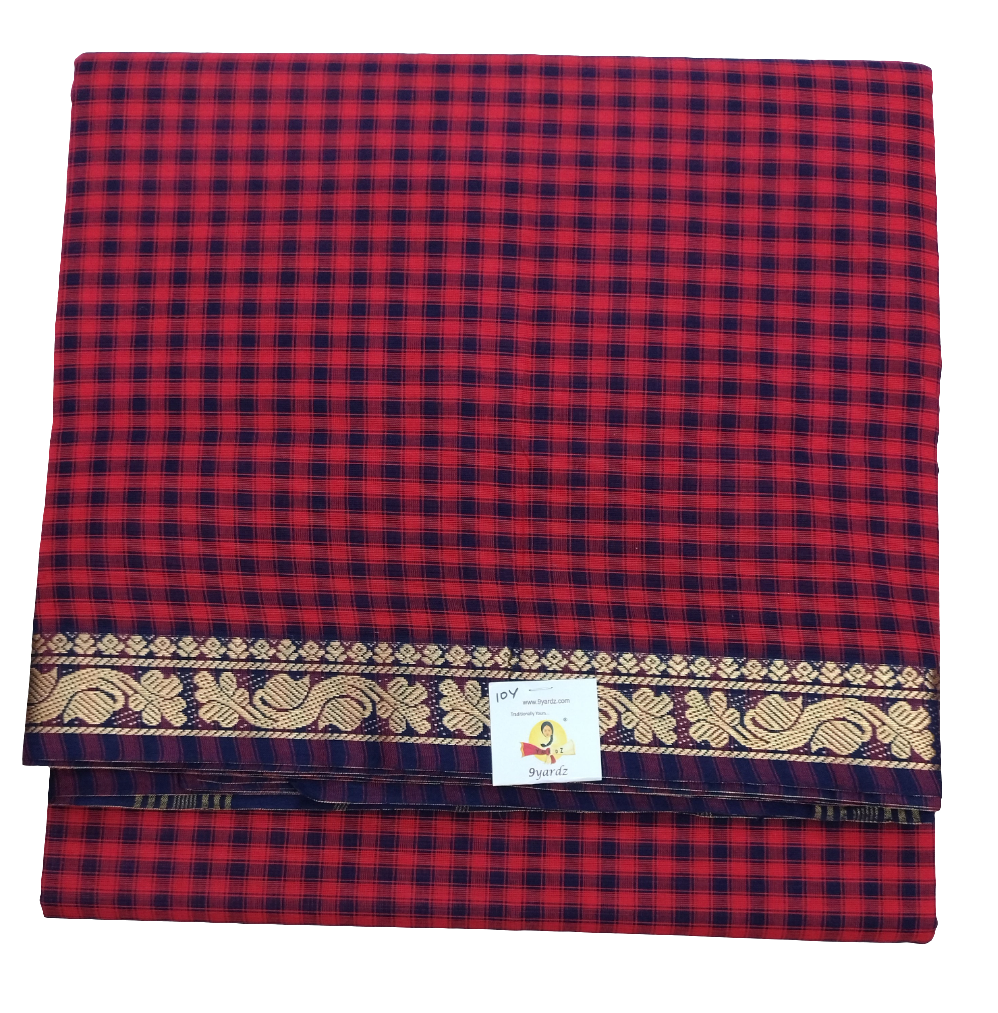 Chettinadu / Karaikudi cotton 10 yards madisar