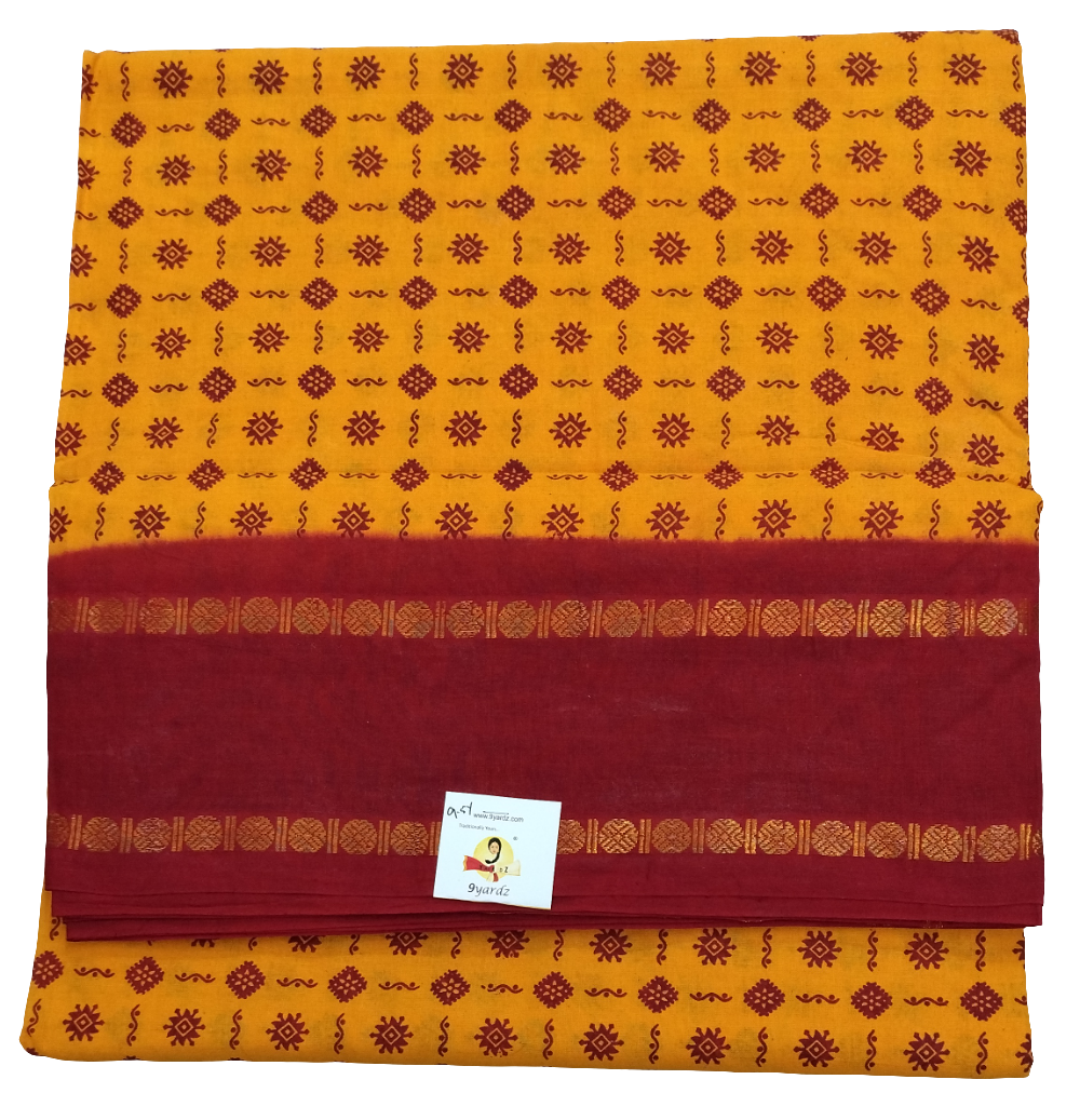 Sungudi cotton 9.5 yards madisar