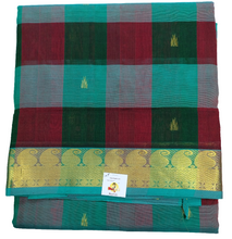 Load image into Gallery viewer, Pure silk cotton- pazhum pazhamum kattam with butta, 10yards (madisar)