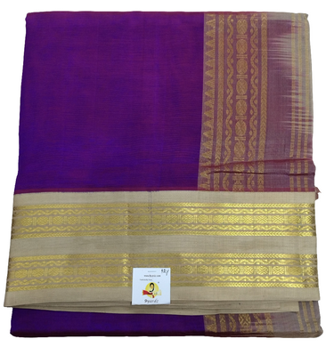 Pure silk cotton Korvai 12yardz