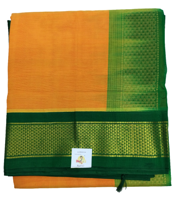 Pure silk cotton Korvai 12yardz