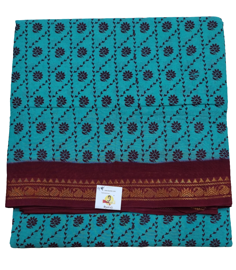 Sungudi cotton 9.5 yards madisar