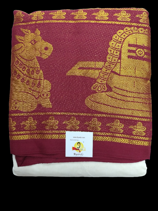 Cotton Dhothi Jacquard 9*5 12