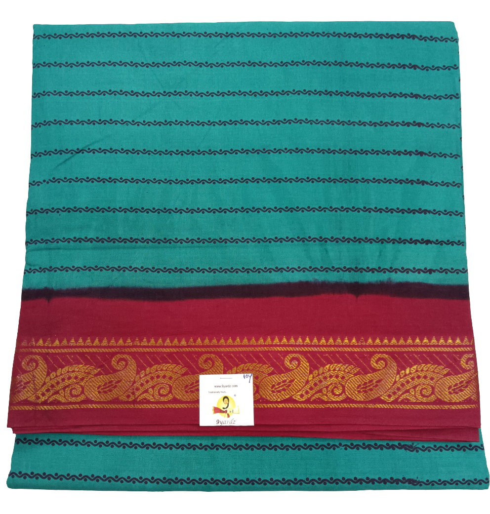 Sungudi cotton 9.5 yards madisar