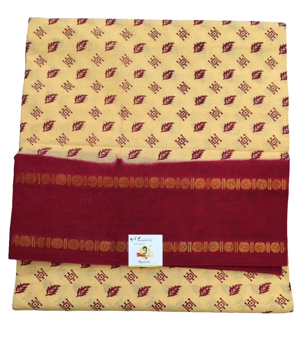 Sungudi cotton 9.5 yards madisar
