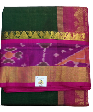 Korvai Silk Cotton Pochampalli 10yardz