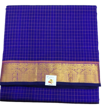 Load image into Gallery viewer, Pure silk cotton- Theard kattam with butta, 10yards (madisar)