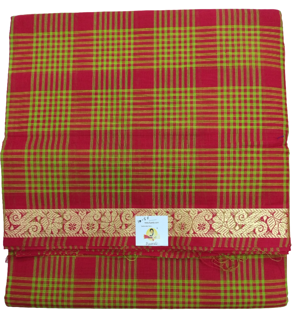 Chettinadu / Karaikudi cotton 10.5 yards madisar