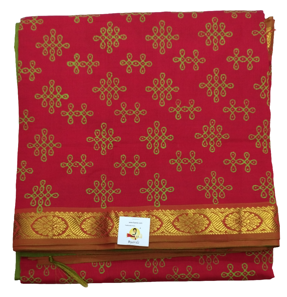 Semi Silk cotton printed Madisar