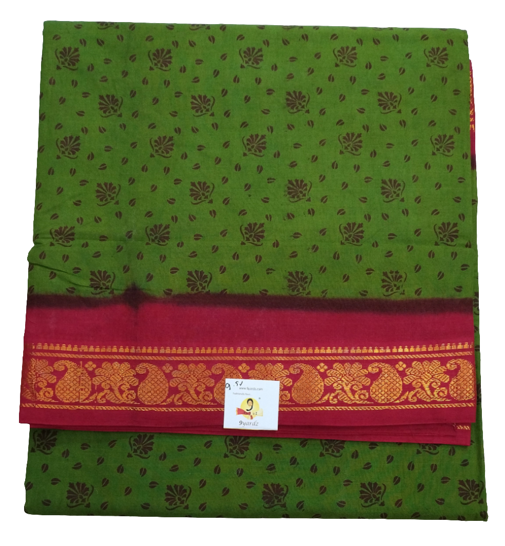 Sungudi cotton 9.5 yards madisar
