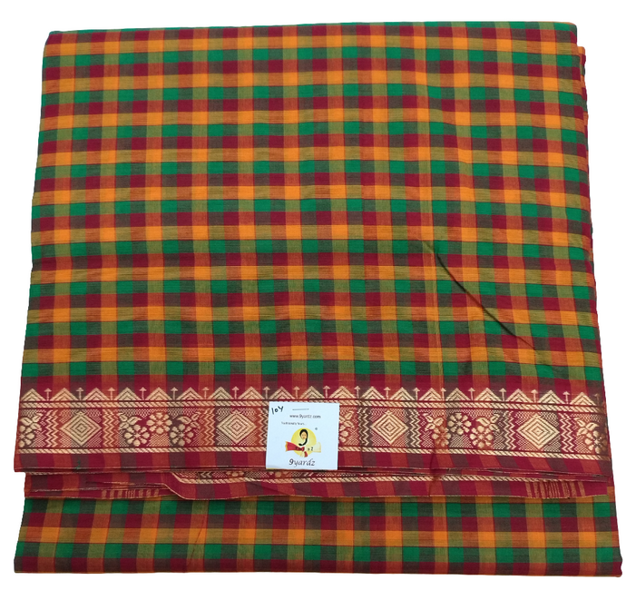 Chettinadu / Karaikudi cotton 10 yards madisar