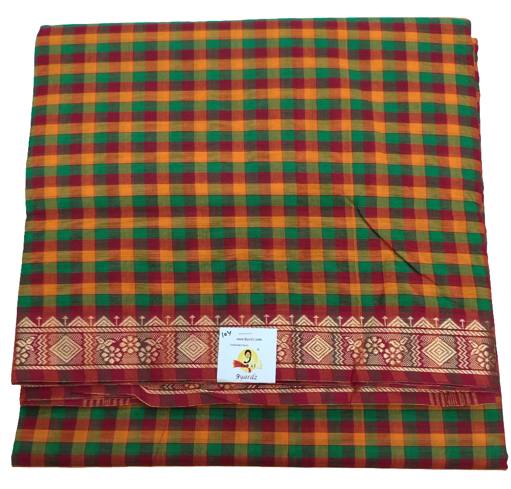 Chettinadu / Karaikudi cotton 10 yards madisar