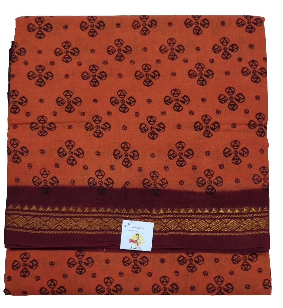 Sungudi cotton 9.5 yards madisar
