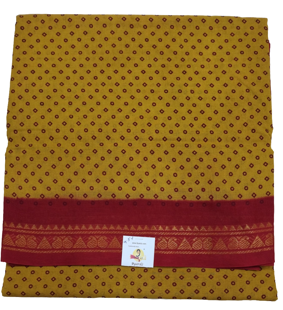 Sungudi cotton 9.5 yards madisar