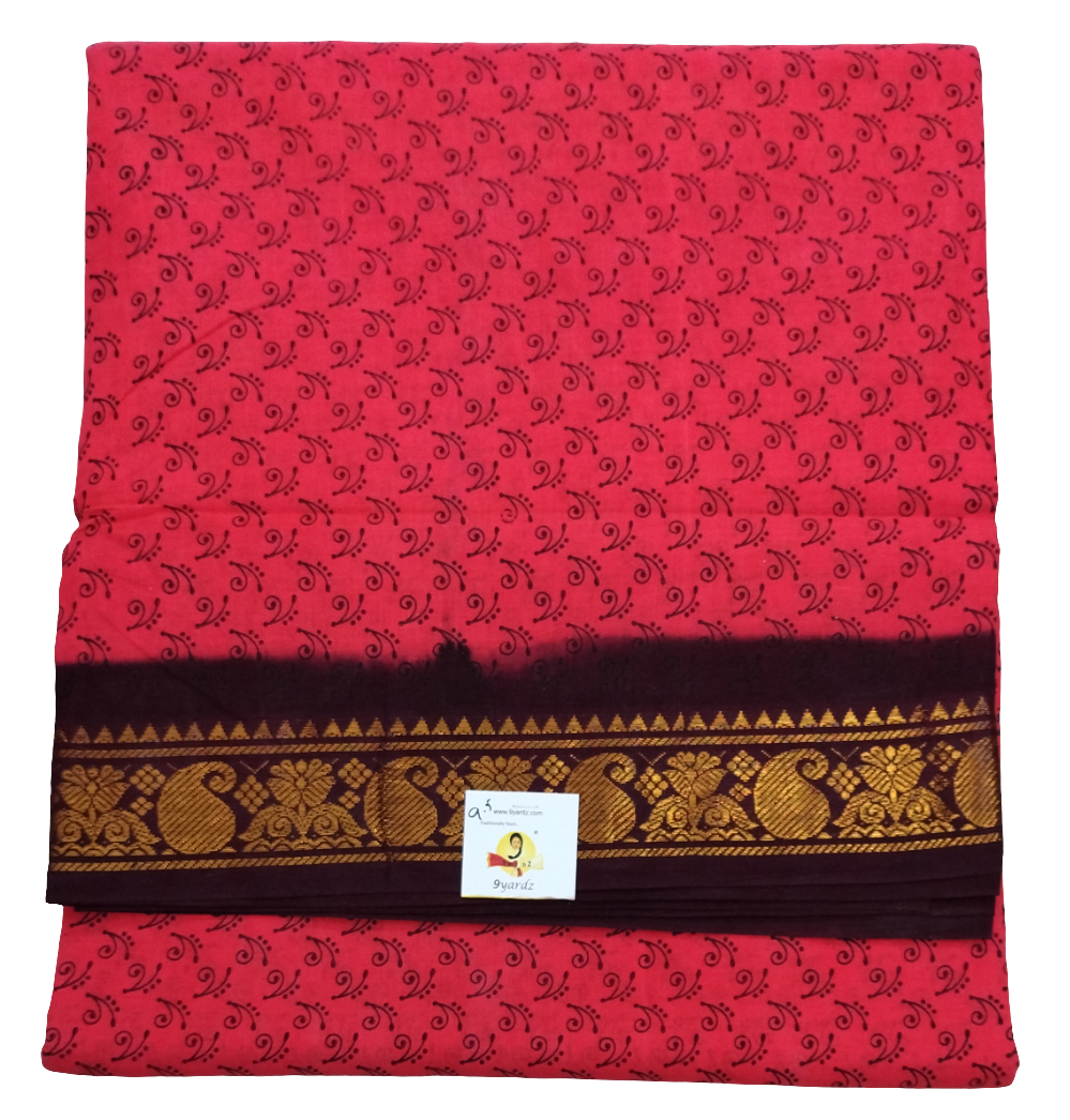 Sungudi cotton 9.5 yards madisar