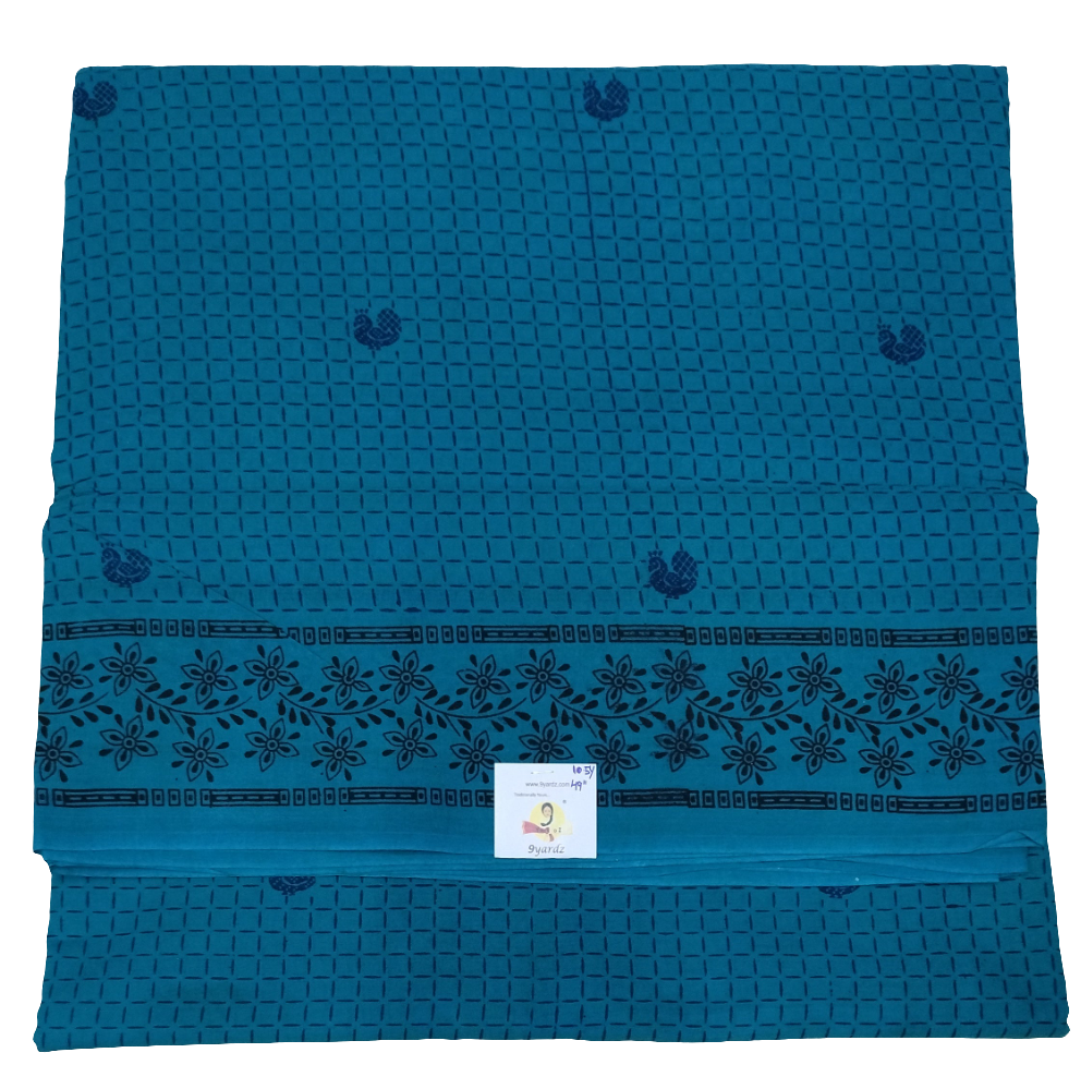 Sungudi cotton 10.5yards 49"