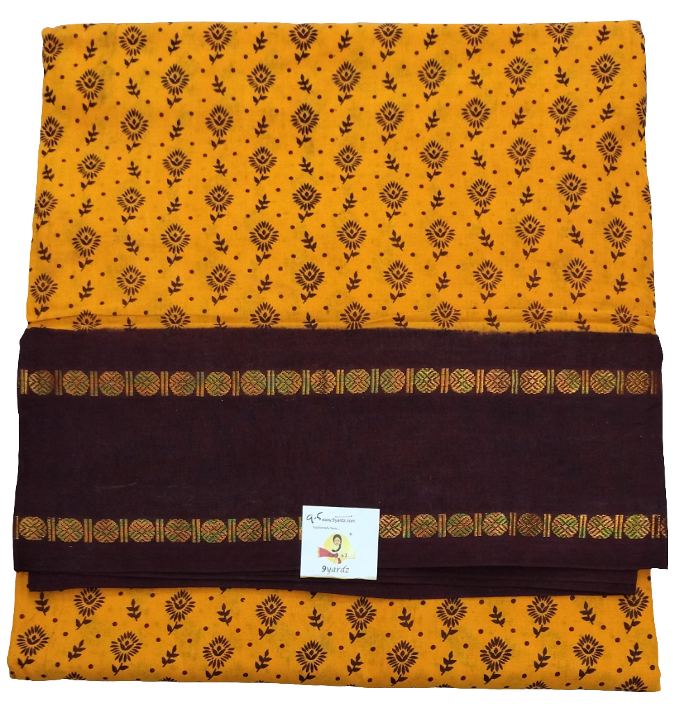 Sungudi cotton 9.5 yards madisar