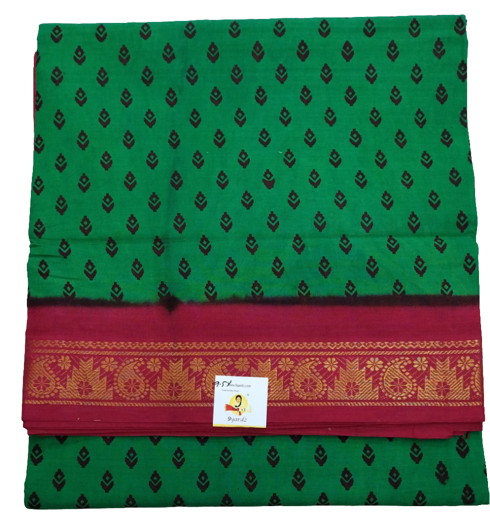 Sungudi cotton 9.5 yards madisar