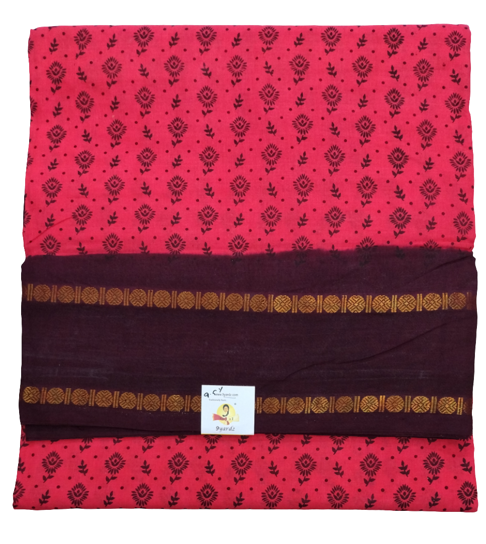 Sungudi cotton 9.5 yards madisar
