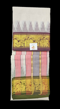 Load image into Gallery viewer, Pure cotton Muhurtham dhoti 9*5 Kanchi Mundhi