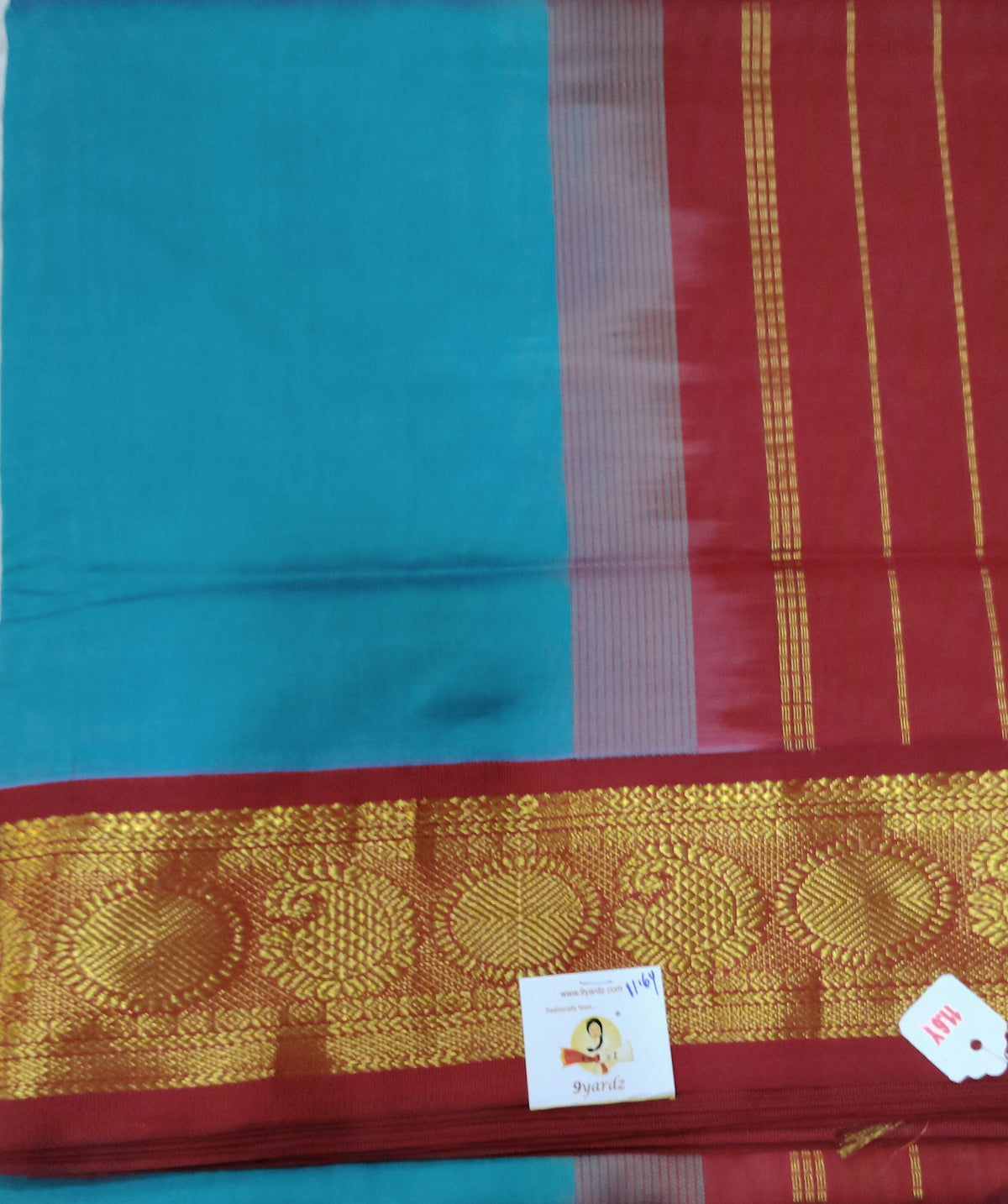 Semi Silk cotton Korvai Madisar