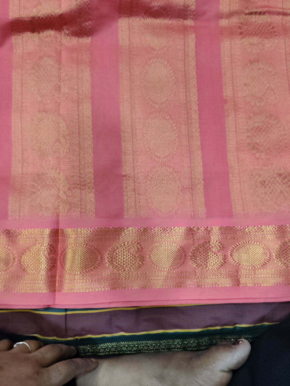 Semi Silk cotton Korvai Madisar