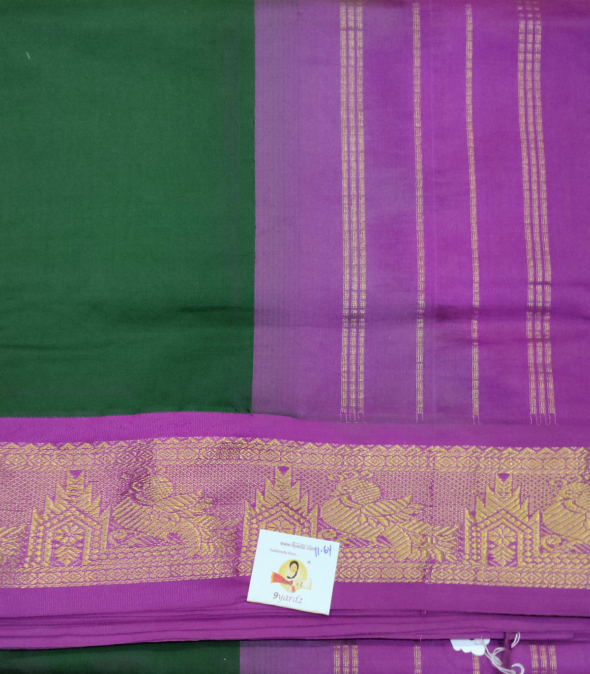 Semi Silk cotton Korvai Madisar