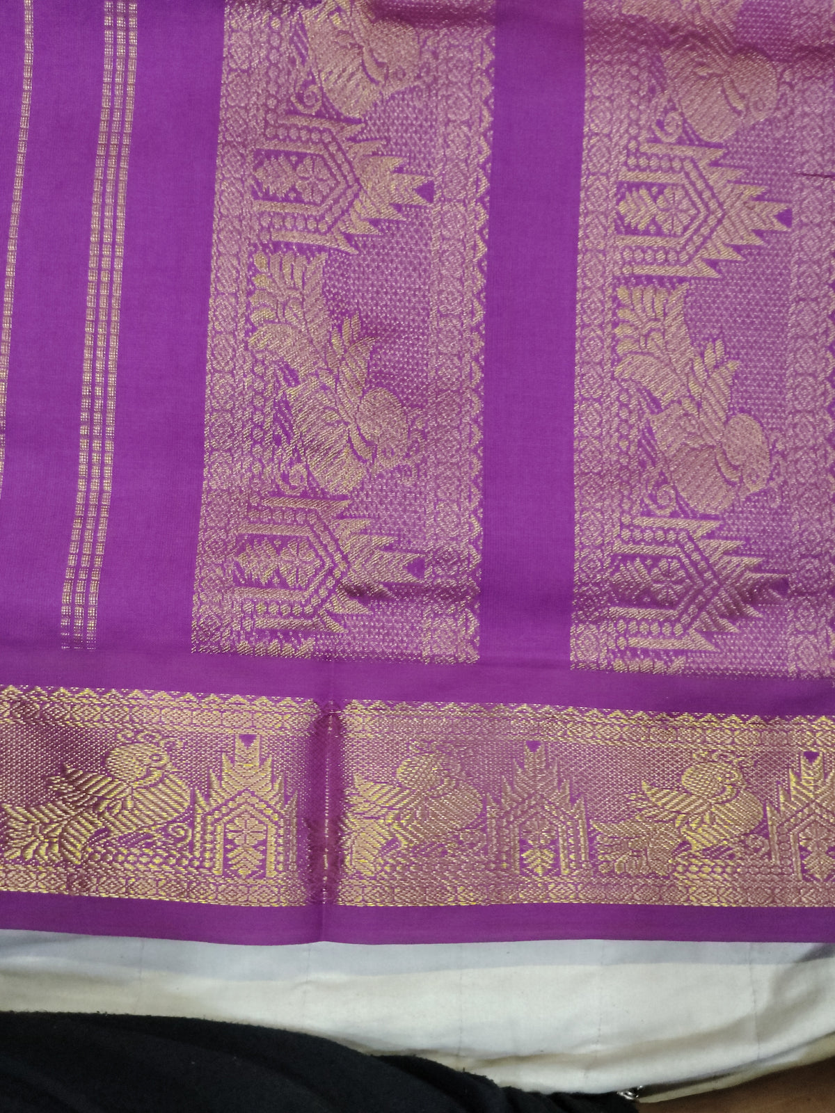 Semi Silk cotton Korvai Madisar