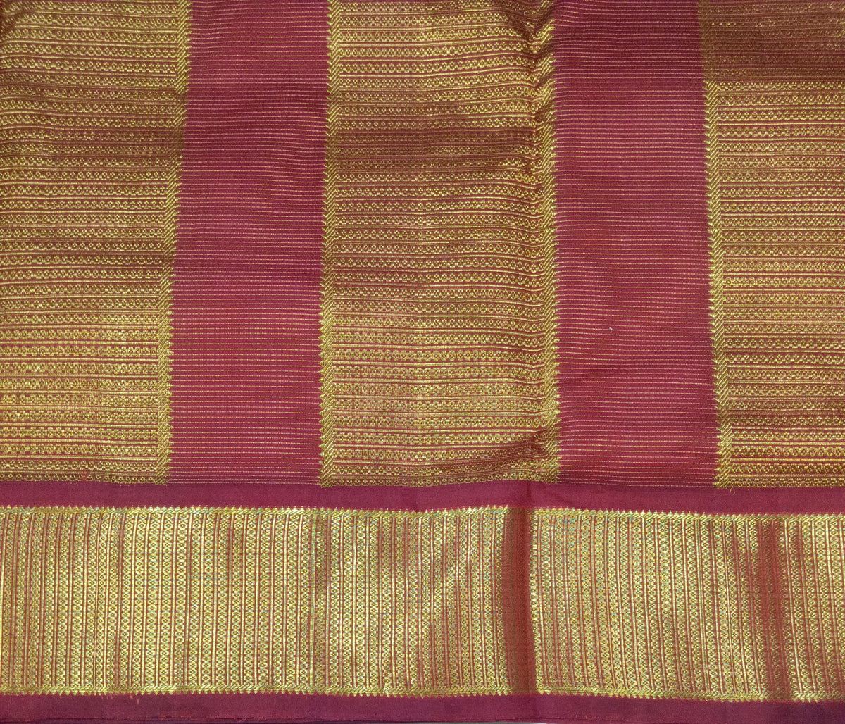 Pure Kanchipuram Silk Madisar Vairavoosi|10yards
